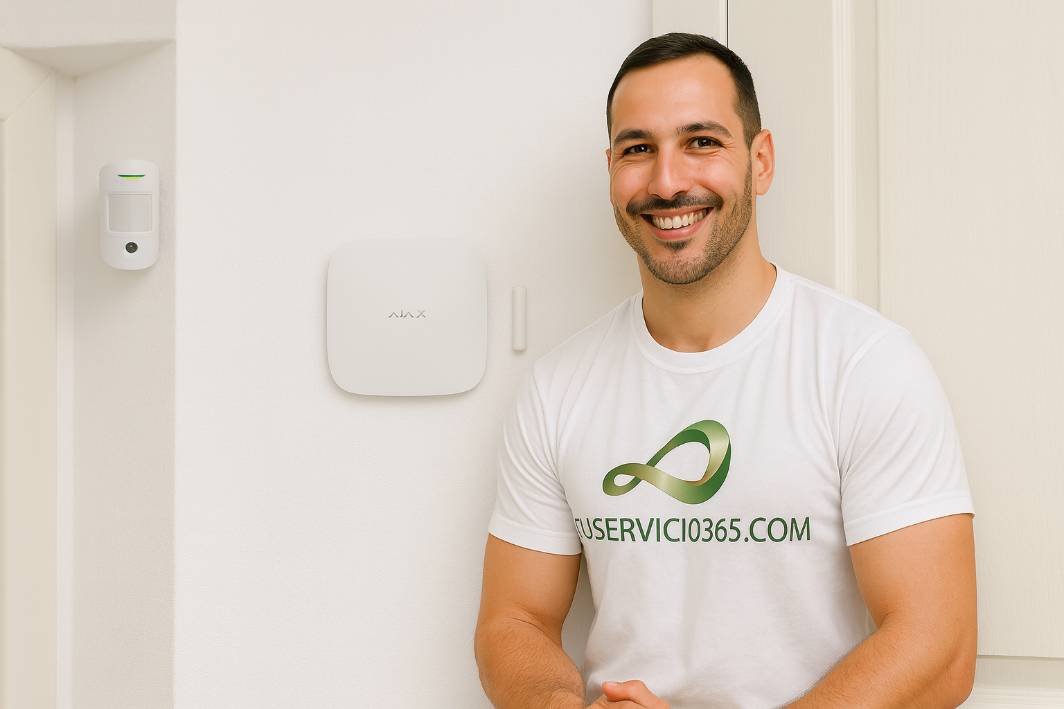 Alarmas para hogares y negocios en Badajoz: sistema Ajax instalado por TuServicio365